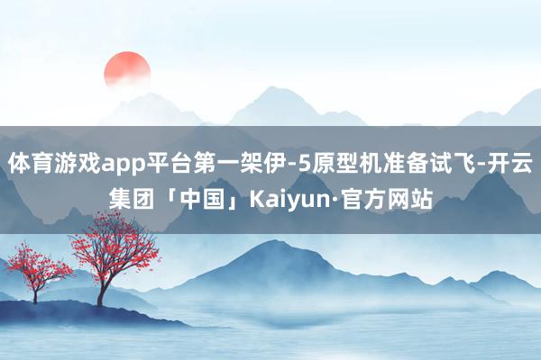 体育游戏app平台第一架伊-5原型机准备试飞-开云集团「中国」Kaiyun·官方网站