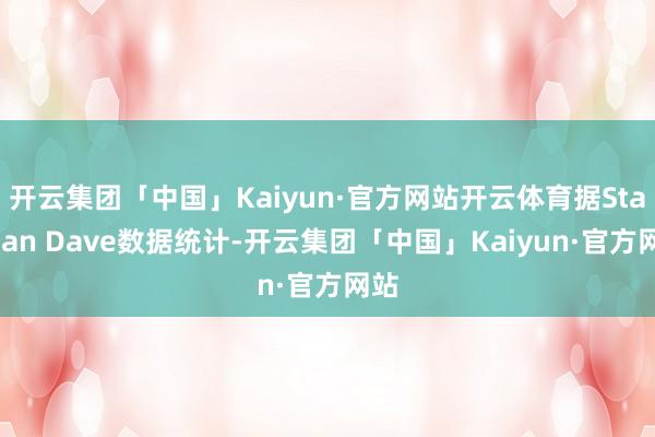 开云集团「中国」Kaiyun·官方网站开云体育据Statman Dave数据统计-开云集团「中国」Kaiyun·官方网站