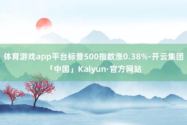 体育游戏app平台标普500指数涨0.38%-开云集团「中国」Kaiyun·官方网站